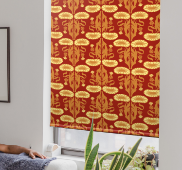 Konstnärlig stil Art Nouveau rullgardin - Tenstickers