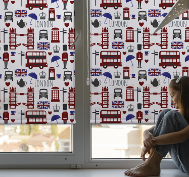 London klassisk rullgardin - Tenstickers