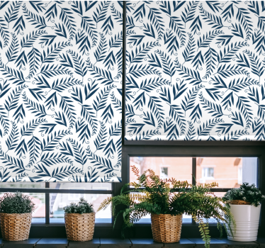 Provensalsk stil små kvistar mönster blomma rullgardin - Tenstickers