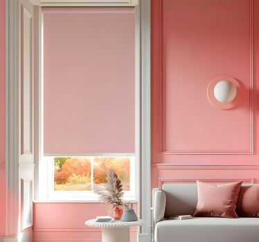 Rosa Pastell Rullgardin - Tenstickers