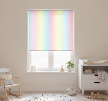 Rullgardin barn glittrande regnbågsbakgrund pastell - Tenstickers