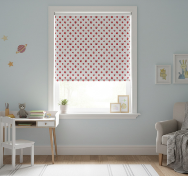 Rullgardin barn med kattpoter och hjärtan design - Tenstickers