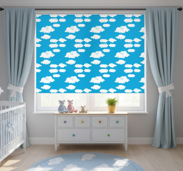 Rullgardin barn moln på himlen - Tenstickers