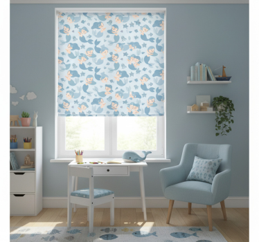 Rullgardin barn underwater fantasy - Tenstickers