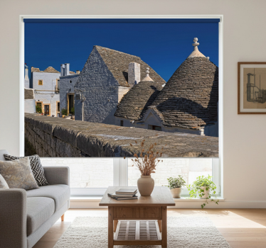 Rullgardin vardagsrum alberobello apulien - Tenstickers