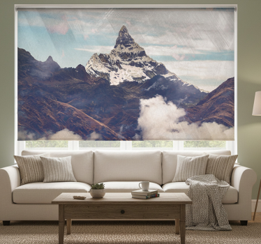 Rullgardin vardagsrum alpamayo peak - Tenstickers