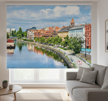 Rullgardin vardagsrum bydgoszczfloden - Tenstickers