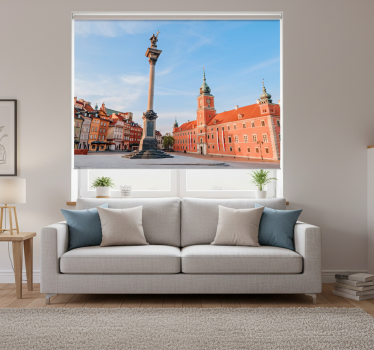 Rullgardin vardagsrum gamla stan i warszawa - Tenstickers