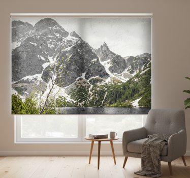 Rullgardin vardagsrum polska bergen zakopane - Tenstickers