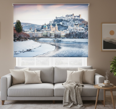 Rullgardin vardagsrum salzburg vinter - Tenstickers