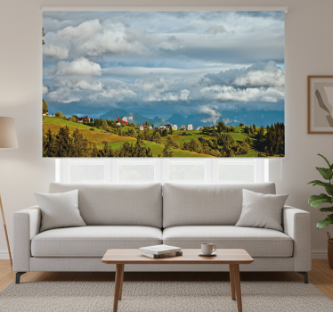 Rullgardin vardagsrum tatry landskap - Tenstickers
