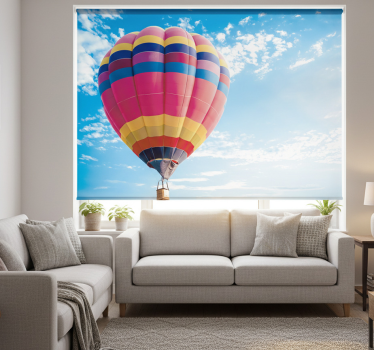Rullgardin vardagsrum vintage ballongrace - Tenstickers