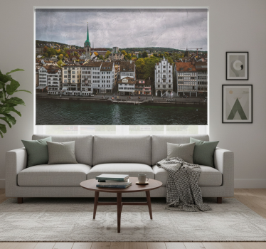 Rullgardin vardagsrum zürichhus vid sjön - Tenstickers