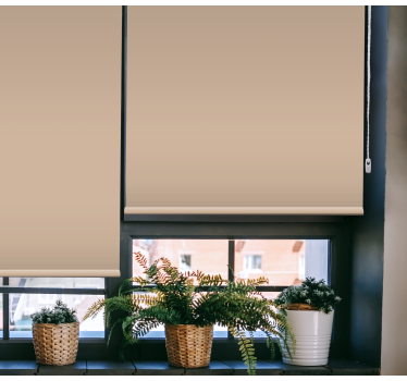 Söt beige färg vardagsrum rullgardin - Tenstickers