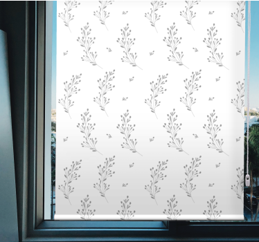 Subtilt blommotiv Rullgardin blommig - Tenstickers