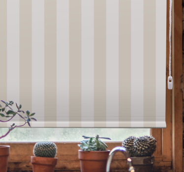 Vertikala ränder "hamptons" rullgardin elegans - Tenstickers