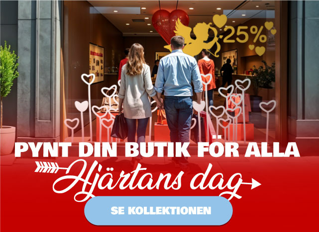 Marknadsför ditt företag på alla hjärtans dag