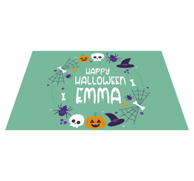 Personliga glada halloween andra färger bordstabletter - Tenstickers