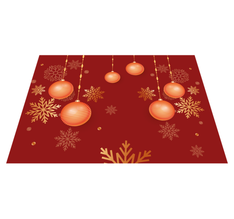 Xmas bollar eleganta bordstabletter - Tenstickers