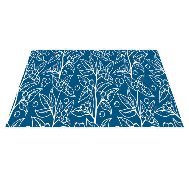 Delikat blommönster bordstabletter - Tenstickers