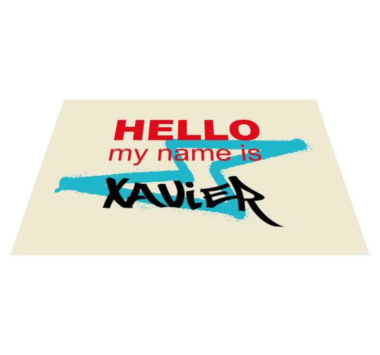 Mitt namn är personliga bordstabletter för kortgraffiti - Tenstickers