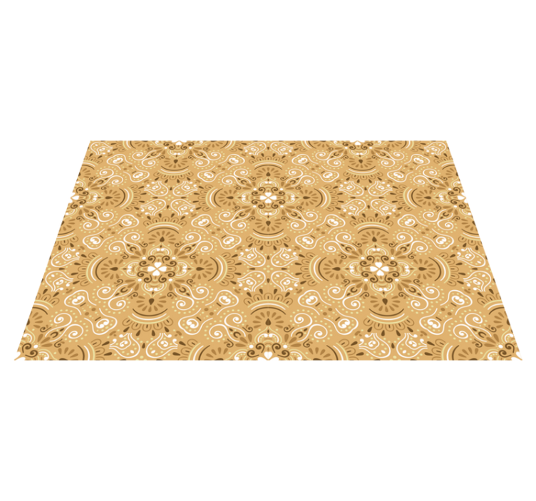 Vintage beige prydnadsmönster bordstabletter - Tenstickers