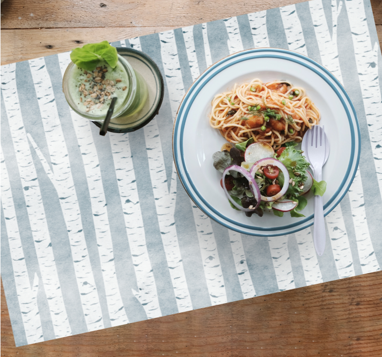 Björkträd i nordisk stil originella bordstabletter - Tenstickers