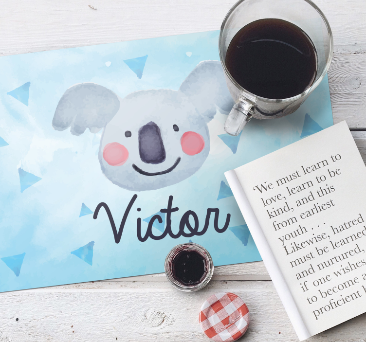 Bordstabletter barnen söt koala ansikte - Tenstickers