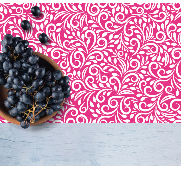 Bordstabletter blommig virvelmönster - Tenstickers