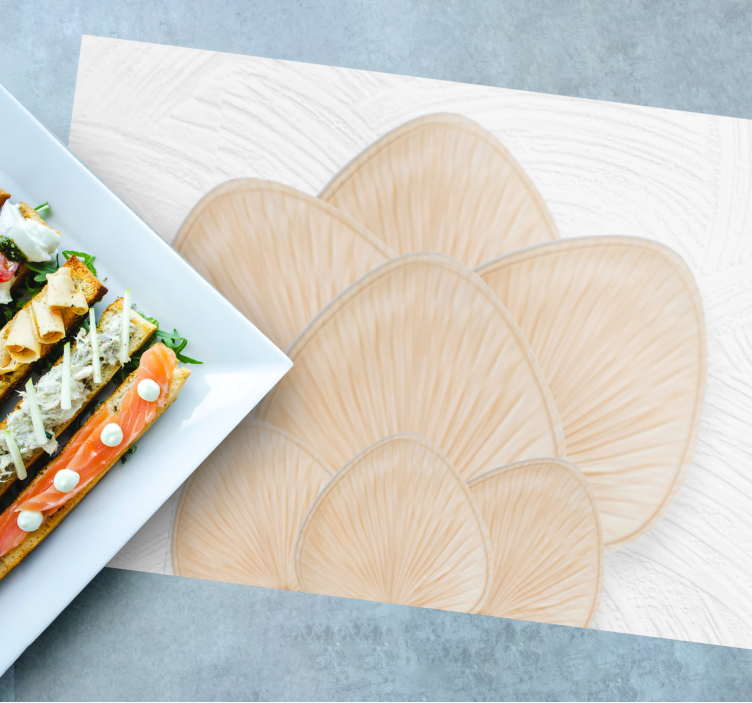 Bordstabletter med bladmönster - Tenstickers