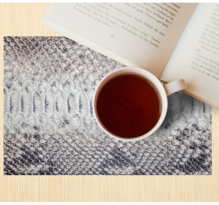 Bordstabletter med ormskinnsstruktur - Tenstickers