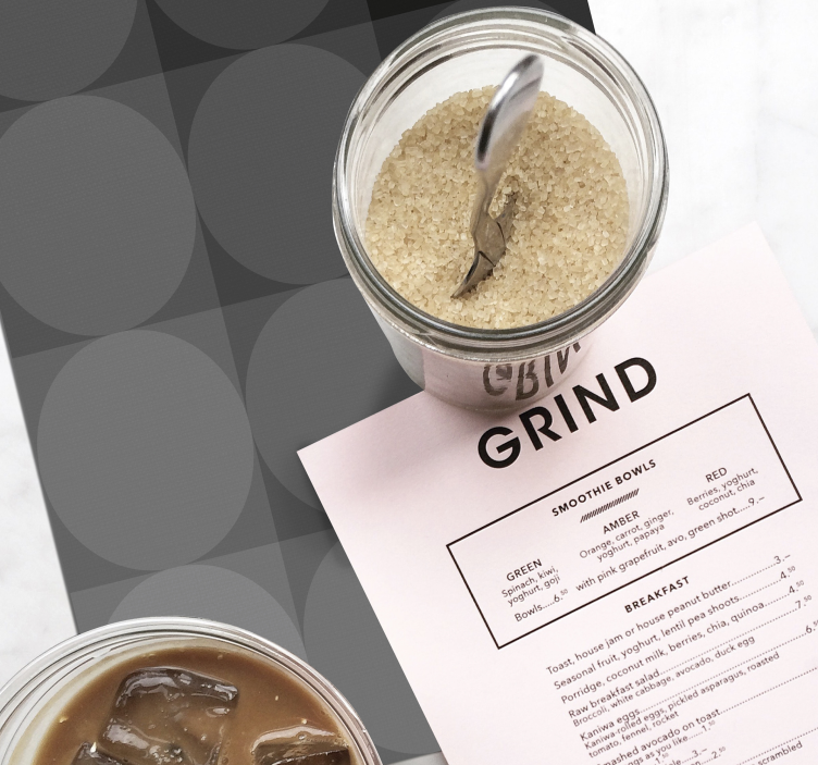 Bordstabletter med subtilt cirkulärt mönster - Tenstickers