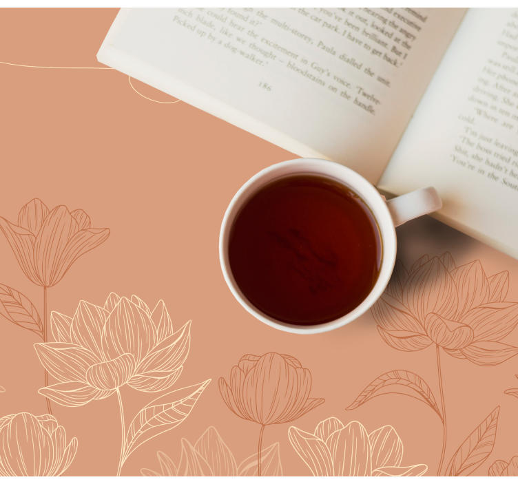 Bordstabletter original blommigt tearrangemang - Tenstickers