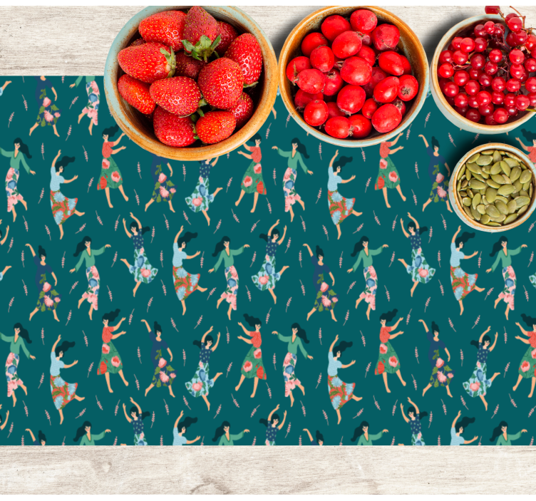 Bordstabletter original dansande kvinnor motiv - Tenstickers