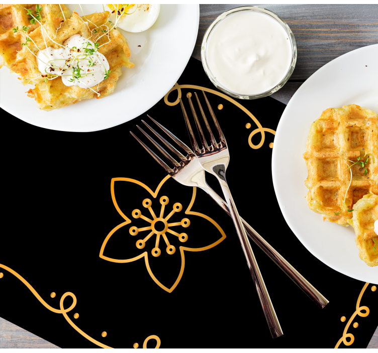 Bordstabletter original graciösa botaniska element - Tenstickers