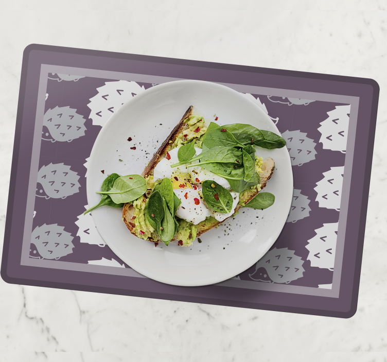 Bordstabletter original igelkott strukturerad yta - Tenstickers