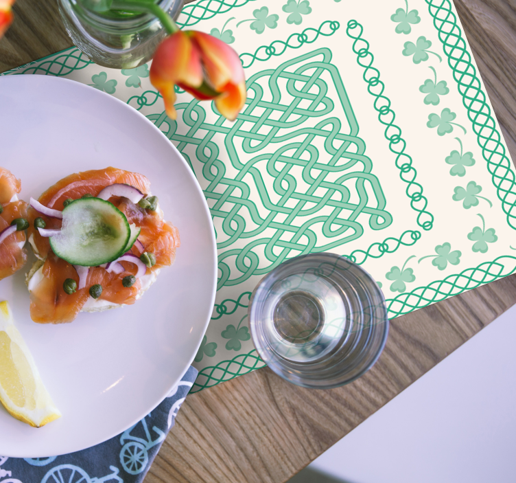 Bordstabletter original keltiskt knutmönster - Tenstickers