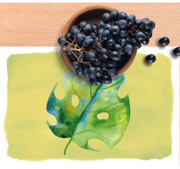 Bordstabletter original monstera blad design - Tenstickers