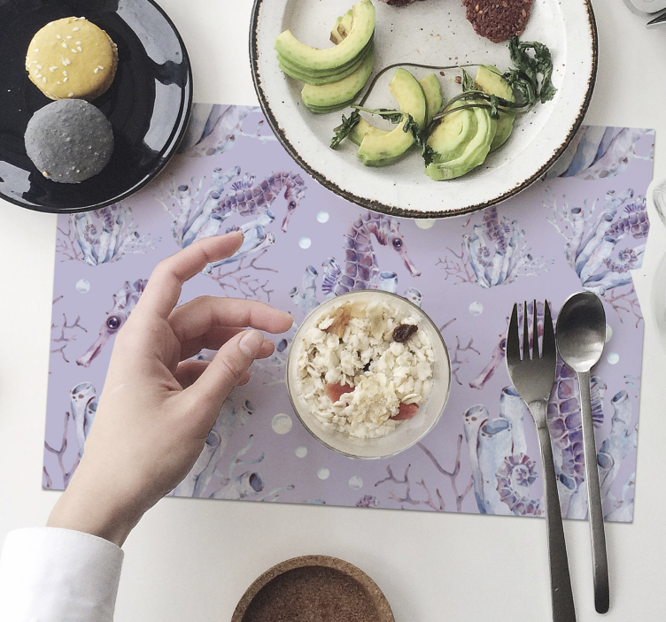 Bordstabletter original sjöhästmotiv - Tenstickers