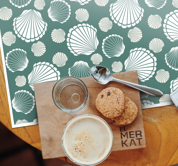 Bordstabletter original snäcka motiv - Tenstickers