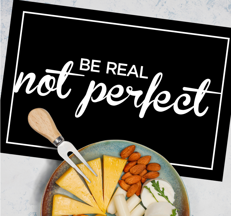 Bordstabletter texter Äkthetens slogan - Tenstickers