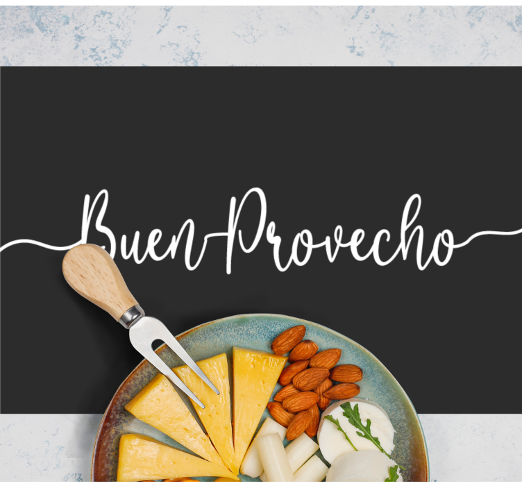 Bordstabletter texter elegant mat bekräftelse - Tenstickers