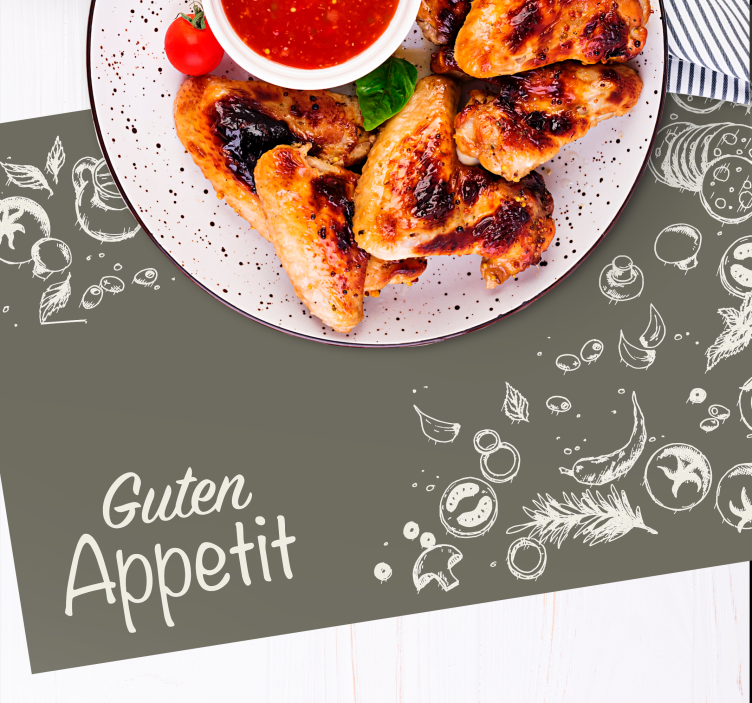 Culinary themed quote bordstabletter texter - Tenstickers