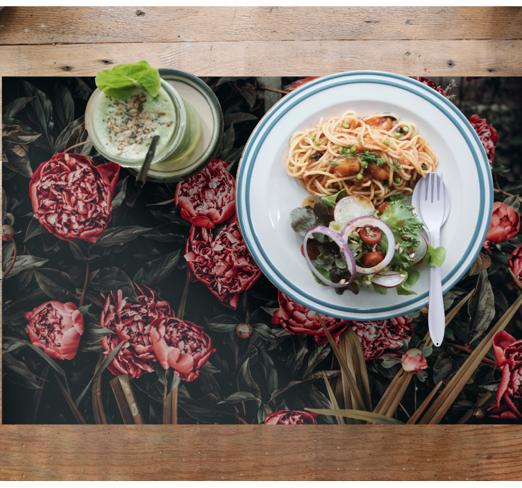 De mest originella blommorna blommor bordstabletter - Tenstickers