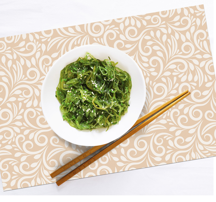 Elegant botanisk element bordstabletter - Tenstickers