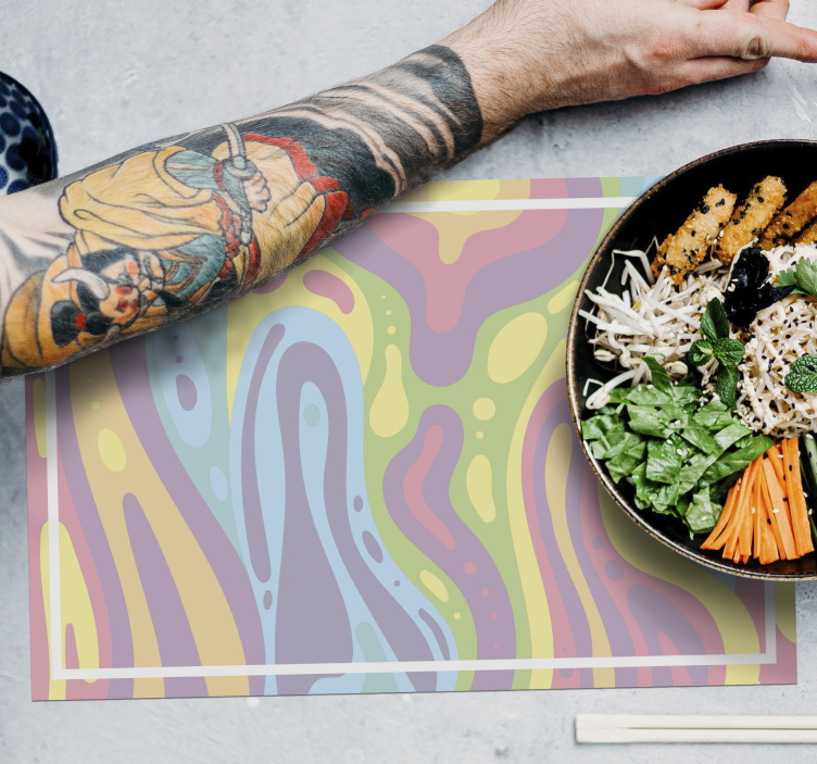 Färgglada lava lampeffekt original bordstabletter - Tenstickers