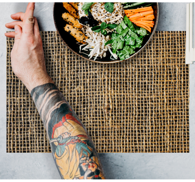 Fisknät vävda bordstabletter moderna bordstabletter - Tenstickers