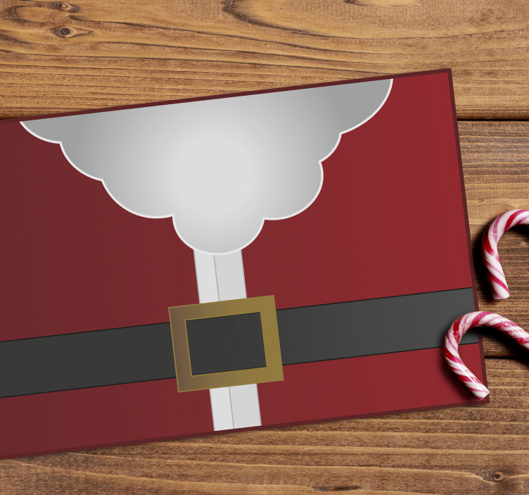 För jul jultomten kläder bordstabletter - Tenstickers