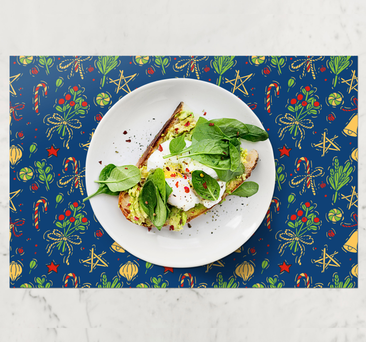 Jul bordstabletter med julmotiv - Tenstickers