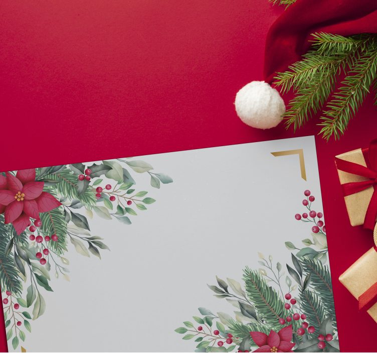 Juldekorationer jul bordstabletter - Tenstickers